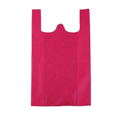 Custom Hainan Sanya Reusable RPET PP Non-Woven Fabric Vest Shopping Bags