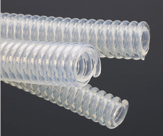 Categoria médica FDA da tubulação flexível ondulada transparente do silicone habilitado