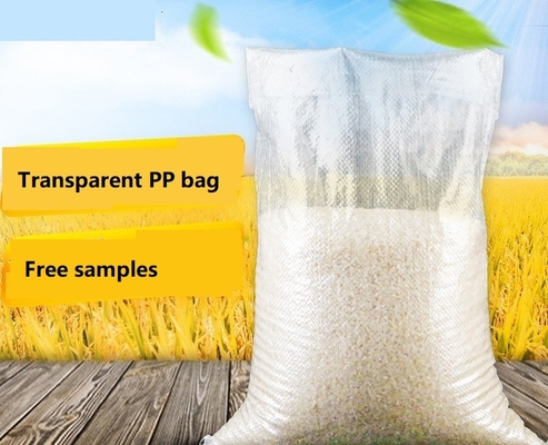 PP transparentes vazios Mesh Netting Bags Polypropylene Woven Logo Printing